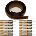 Auto Care Products Brown 100 Ft. Tsunami Door Seal Kit 52100